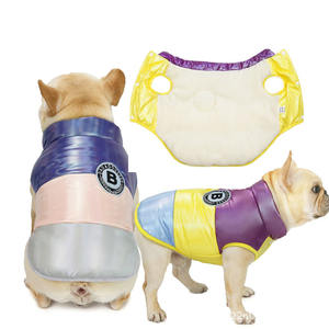 Chaleco de Algodón para Perros Bulldog Francés, <span class=keywords><strong>Basset</strong></span> <span class=keywords><strong>Hound</strong></span>, Shih Tzu, para Otoño/Invierno, con Forro Polar, Impermeable y Cálido - Product Image 1