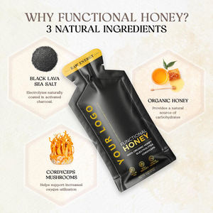 Palitos de miel de setas con setas Cordyceps para bienestar natural y energía Bolsa de 12 paquetes - Product Image 3