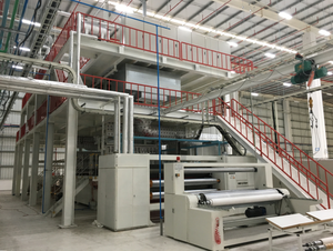 Mesin Nonwoven Spun-melar <span class=keywords><strong>Line</strong></span> Spun pp pabrik kain Nonwoven terikat dengan sertifikasi CE - Product Image 2