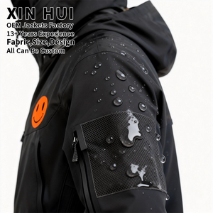 Chaqueta Táctica de Invierno Impermeable con Capucha para Hombre, Estilo Techwear, de Lujo, Cortavientos, para Exteriores, con Forro Polar - Product Image 3