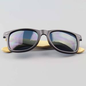 แว่นกันแดดทรงสี่เหลี่ยมทำจากไม้ไผ่ดีไซเนอร์คลาสสิก2025 UV400กรอบไม้แฟชั่นคุณภาพสูงสีม่วงสีน้ำเงินสีเขียวสีเหลืองสำหรับผู้ชายผู้หญิง - Product Image 6