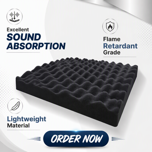 Pannello Acustico in Schiuma a Nido d'Ape Personalizzato Aigao, <span class=keywords><strong>Spugna</strong></span> Fonoassorbente per Trattamento Acustico Interno e Assorbimento degli Urti - Product Image 1
