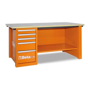 Banco de trabajo de taller Beta Master Cargo C57SD con 5 cajones - Product Image 1