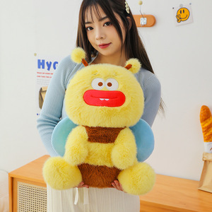 Venta al por mayor animales <span class=keywords><strong>de</strong></span> peluche juguetes <span class=keywords><strong>de</strong></span> peluche abejorro divertido <span class=keywords><strong>pico</strong></span> salchicha <span class=keywords><strong>abeja</strong></span> feo muñeca Día <span class=keywords><strong>de</strong></span> San Valentín cumpleaños regalo para niños - Product Image 3