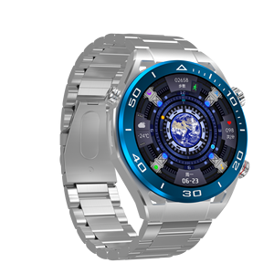 Nuevo Reloj Inteligente SK4 de Fábrica con Pantalla Redonda de 1.53 Pulgadas, Llamadas Bluetooth, Acero Inoxidable Dorado, NFC, Control de Voz y Video Corto - Product Image 3