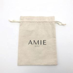 Custom Logo Muslin <b>String</b> <b>Bag</b> Eco Cotton Canvas Drawstring Pouch <b>Bag</b> for Gift - Product Image 3