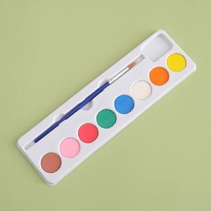 Ensemble de peinture à l'aquarelle pour enfants Bestline, 8 couleurs solides, boîte transparente, peinture <span class=keywords><strong>gouache</strong></span>, <span class=keywords><strong>poudre</strong></span> de 8 couleurs pour la peinture - Product Image 6