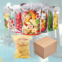 Caja de patatas fritas de calabaza saludable de alta calidad, nutritiva, baja en grasa, al vacío, dura, salada, al por mayor, aperitivos vegetales