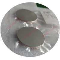 Ir Iridium pulvérisation cible haute pureté 99.95% métal précieux Iridium cible disque Indium Bond cuivre panneau arrière