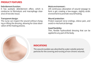 Alexer Snel Genezende Hydrocolloïde Gelverbanden Zelfklevende Wonddressing Genezende Pleisters Voor Blisterbedpijn - Product Image 5