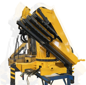 Ascenseur 6 tonnes 8 tonnes <span class=keywords><strong>grue</strong></span> à flèche hydraulique <span class=keywords><strong>grue</strong></span> montée sur <span class=keywords><strong>bras</strong></span> pliant avec télécommande - Product Image 1
