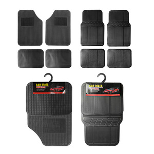 Alfombrillas universales para coche, juego de 4 piezas, PVC antideslizante, impermeables y duraderas para coches - Product Image 1