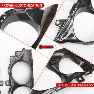 ฝาครอบไฟท้ายรถยนต์คาร์บอนไฟเบอร์แห้งคุณภาพสูง สไตล์ OEM สำหรับ Ferrari 812 - Product Image 3