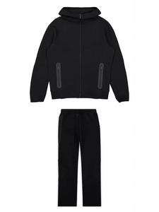 Nocta Tracksuit Áo khoác dạy lông cừu mồ hôi Jogger quần theo dõi phù hợp với Zip Up Hoodie và Sweatpants <span class=keywords><strong>2</strong></span> mảnh thiết lập phòng tập thể dục sweatsuit cho nam giới - Product Image 3
