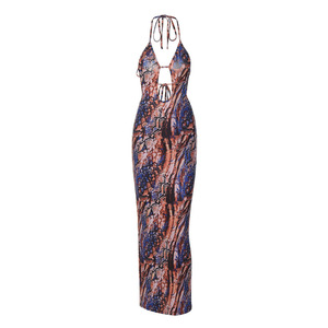 Robe d'été sexy dos nu évidée et ajustée pour femme, nouvelle collection, vente en gros - Product Image 5