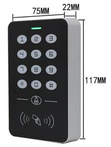 Chất lượng cao 125Khz RFID Reader với nhựa Bàn Phím Độc cửa duy nhất an ninh kiểm soát truy cập hệ thống Wiegand giao diện - Product Image 6