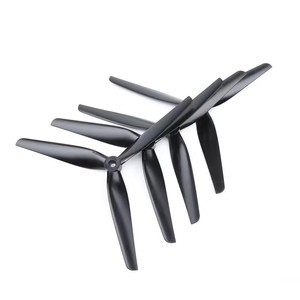 Hq 8X4X3 8 Inch <span class=keywords><strong>3</strong></span> Blade/Tri-Blade Propeller Zwart Glasvezel Nylon Diy Onderdelen Voor Fpv Cinelifter Longrange Drone (1cw + 1ccw) - Product Image 6