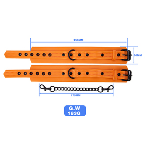 Haute qualité Bdsm jouets en cuir Bondage menottes <span class=keywords><strong>esclave</strong></span> Bdsm poignets pour mains et <span class=keywords><strong>pieds</strong></span> Sm Sex Toy produits menottes - Product Image 6