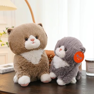 Cute <b>Cat</b>-Shaped <b>Plush</b> Toy Decorative Item, Adorable Little <b>Cat</b> <b>Plush</b> Doll, Home Decoration, Gift for Festivals - Product Image 2
