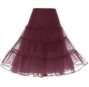 Q30429 Logo personnalisé 25 "65CM Long <span class=keywords><strong>jupon</strong></span> <span class=keywords><strong>pour</strong></span> mariage Vintage Cosplay <span class=keywords><strong>jupon</strong></span> Crinoline sous-jupe <span class=keywords><strong>Rockabilly</strong></span> Tutu jupe - Product Image 3