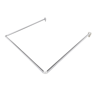<span class=keywords><strong>Tringle</strong></span> de Douche Courbe en Acier Inoxydable SMARTOP Écologique à Tension Réglable pour Salles de Bain, Baignoires et Cabines de Douche - Product Image 1