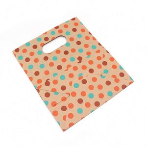 Bolsas de Compra de Papel Kraft de Alta Calidad al por Mayor, con Base Cuadrada, Asas Largas, Aptas para Alimentos, Reciclables, Tamaño Personalizado - Product Image 4