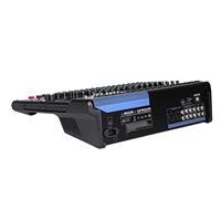 Mezclador de Audio Digital Profesional Paulkitson MG20 de 20 Canales con Construcción Metálica - Controlador de DJ y Sistema de Sonido