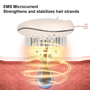 Peine de Crecimiento Capilar Portátil K.SKIN con Luz LED y Microcorriente EMS, Masajeador de Cuero Cabelludo con Base de Carga, Alisador de Cabello - Product Image 4