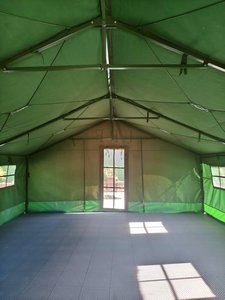 Tente de camp tactique pour 30 à 40 personnes, pour missions sur le terrain, durable et adaptable - Product Image 2
