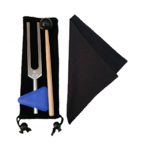 Yasutai Aluminum Alloy Tuning Fork 528Hz With <b>Percussion</b> Hammer For Yoga Therapy <b>Massage</b> Kit - Product Image 1