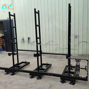 Supporto per Traliccio LED con Base in Lega di Alluminio Nero, Stand da 8 Piedi Certificato TUV CE, Leggero e Resistente - Product Image 3