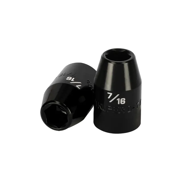 MASTER 192 7/16" Impact Socket, 6 Points, 1/2" Drive, TRUPER