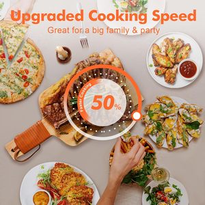 Oven Penggorengan Udara Uap 30L 1800W Grosir, 18 Preset, Kontrol Sentuh Digital, Oven Pemanggang Konveksi untuk Dapur Keluarga - Product Image 6