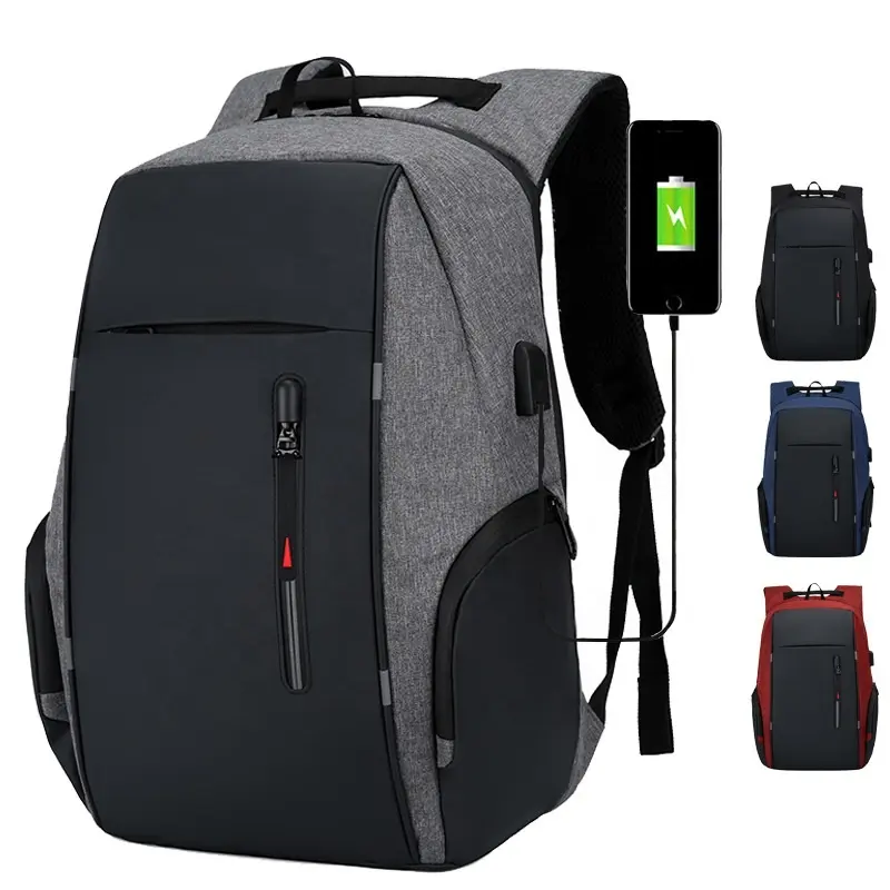 wholesale anti theft custom usb charging men back pack backpacks notebook bags business laptop backpack