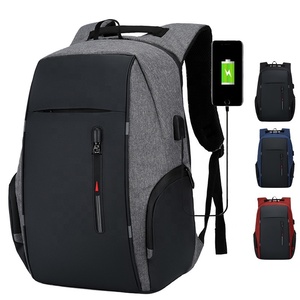 Sac à dos anti-vol, personnalisé avec chargeur usb pour hommes, cartable d'affaires pour ordinateur portable, vente en gros, - Product Image 1
