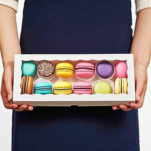 Cajas Blancas para Galletas con Ventana para Trufas de Chocolate, Donuts y Dulces, para Navidad, San Valentín, Pascua, Día de la Madre - Product Image 4