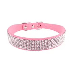 Collare per collana con strass lucido colorato per animali domestici, collare per cani multicolore all'ingrosso kydB