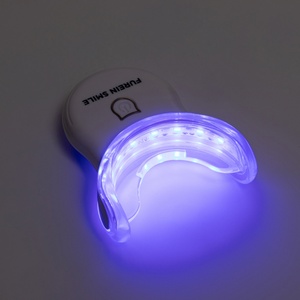Lampe LED portable à lumière froide bleue et rouge pour blanchiment dentaire, avec embout buccal en silicone, produit d'hygiène buccale multifonctionnel - Product Image 6