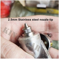 Pistolet pulvérisateur de peinture à émulsion W77S W77 W-77 W-77S 2.0mm 2.5mm 3.0mm à aspiration haute pression pour apprêt et peinture au latex