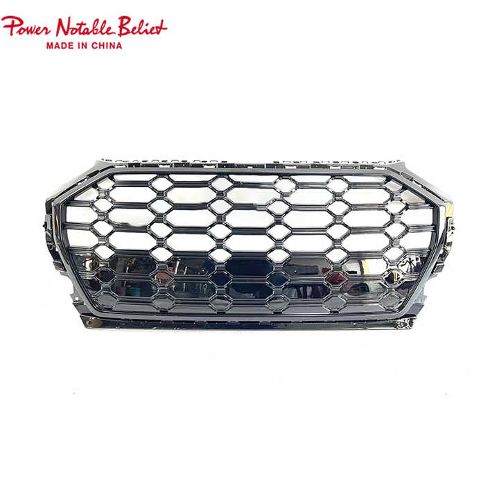 Audi Q5 SQ5 B9.5 2022 2023 2024 2025用 クロームブラック ハニカム