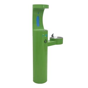 आउटडोर पीने के पानी का फव्वारा सार्वजनिक और कुत्ते पीने के फव्वारे के लिए गर्म स्टेनलेस स्टील फ्लोर खड़ा वाटर डिस्पेंसर - Product Image 3