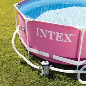 <span class=keywords><strong>INTEX</strong></span> 28290 <span class=keywords><strong>244</strong></span>*76cm <span class=keywords><strong>Piscina</strong></span> Redonda Rosa para Exteriores, Nueva, Venta al por Mayor, para Diversión Familiar, <span class=keywords><strong>Piscina</strong></span> Elevada con Estructura de Acero - Product Image 6