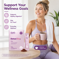 Cápsulas Herbales Instantáneas de Café Verde con Garcinia, Psyllium Husk y Probióticos para una Digestión Natural, Marca Privada