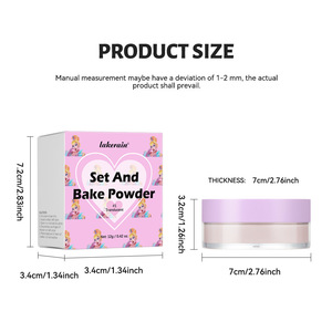 Polvo Fijador Delicado Lakerain, Larga Duración, Sin Residuos, Control de Grasa, Retención de Humedad, <span class=keywords><strong>Maquillaje</strong></span> Base que Crea una Base de Cero Poros - Product Image 6