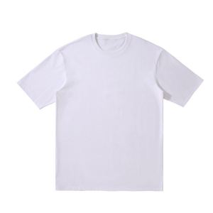 Camiseta de Cuello Redondo Extra Grande para Hombre, 100% Algodón Orgánico, 260 g/m², Cómoda, Suave, Estampado Largo, Nueva Colección Verano 2025, Económica - Product Image 3