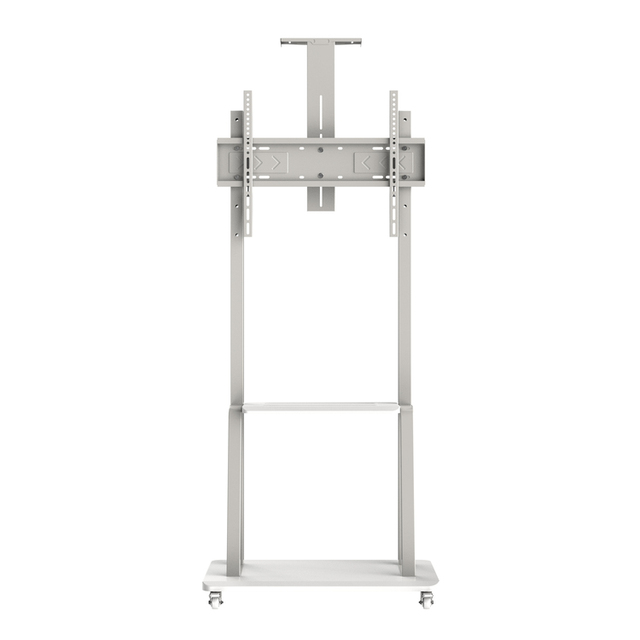 32-75 Inch Height Adjustable TV Mount Portable Mobile TV Cart on Wheels Home Office Heavy Duty Floor TV Stand Hold up to 176lbs