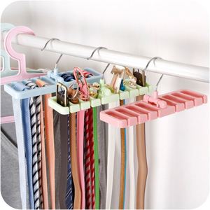 Multi-Function Plastic Scarf Tie and Belt Hanger - Product Image 1