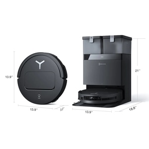 Aspiradora Robótica Inalámbrica T50 Pro para Limpieza en Seco y Húmedo, con Función de Fregado Sónico y Control por Aplicación, Ideal para Garajes y Hoteles - Product Image 3