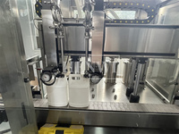 Henwi 4 Düsen Automatische Füll linie Flaschen füller Tracking-Flüssigkeits füll maschine für Saft milch marmelade Ect