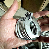Pince à fil UE10574X00 pour machine à chaîne de bobinage Benninger, type V large, pour créel 4 étoiles, pièces de rechange, accessoires Benninger